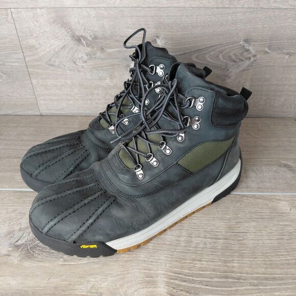 Huckberry Boots Mens 10.5 Black Leather All Weather Overland Mid Outdoor Hiking main image 6